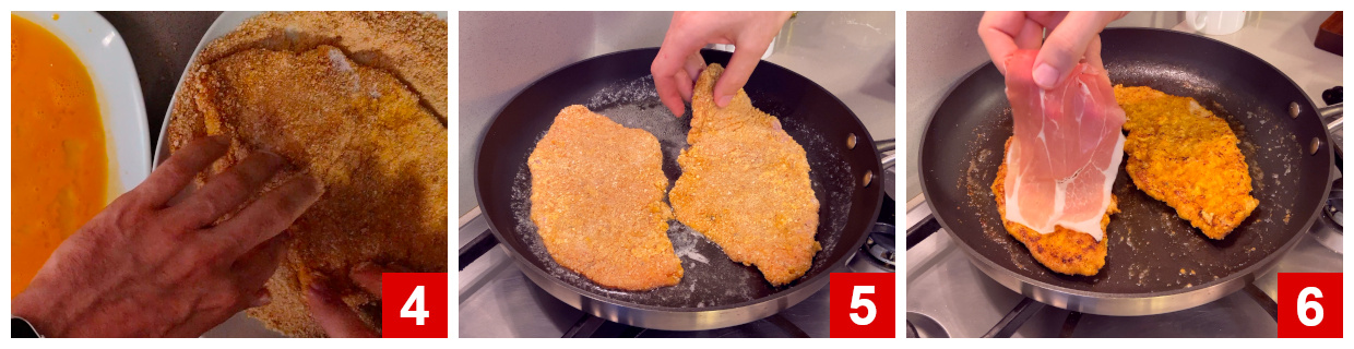 Panure et première cuisson