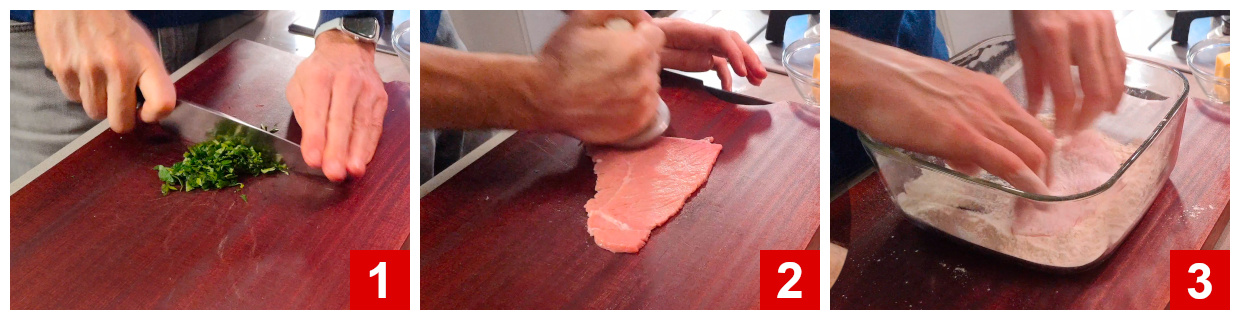 Preparing ingredients