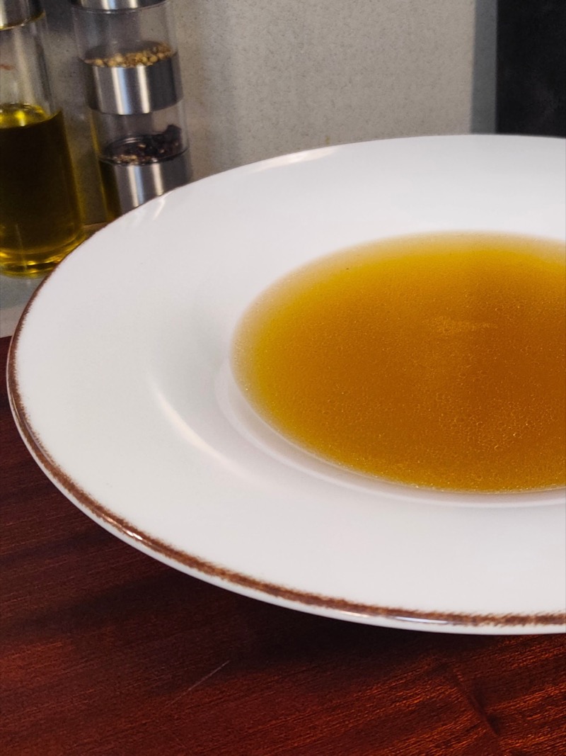 Meat broth