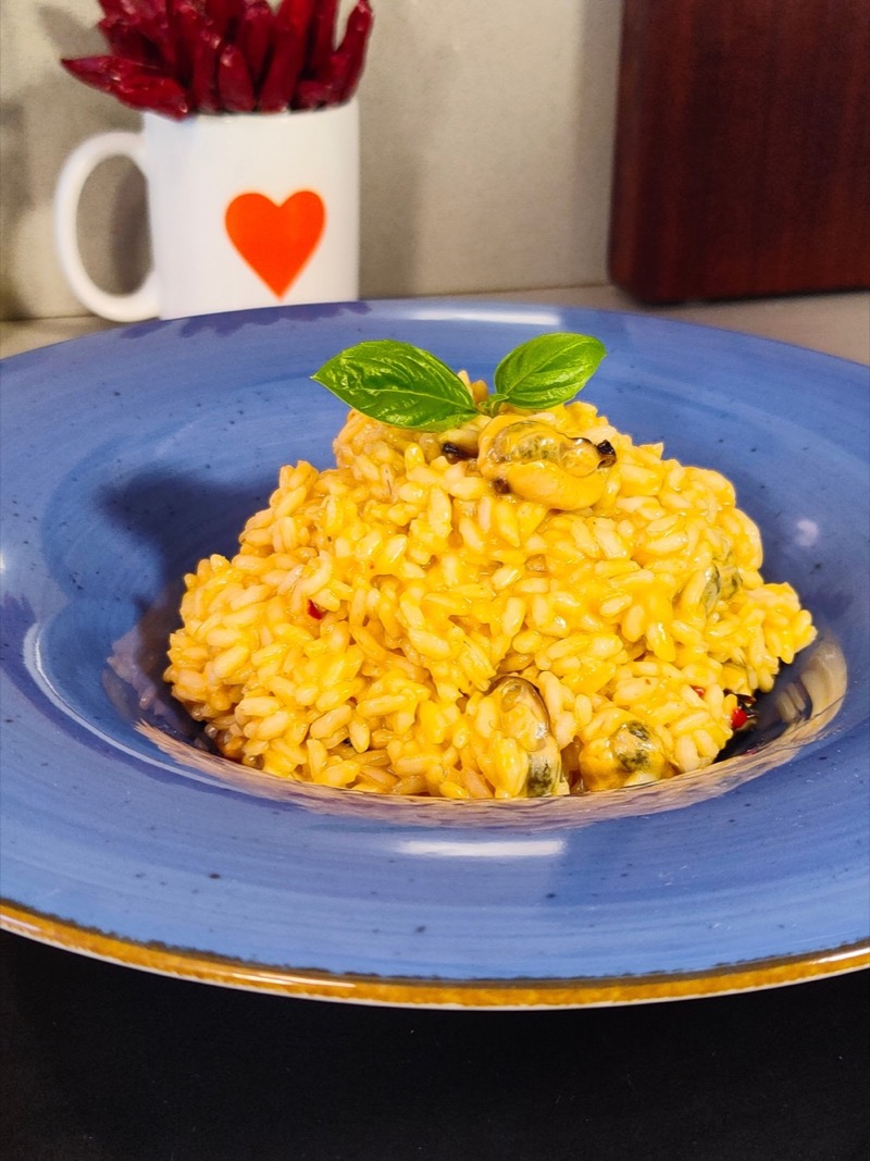 My risotto with mussels