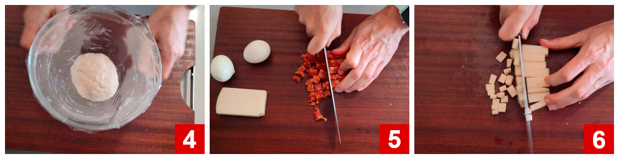 preparation of ingredients