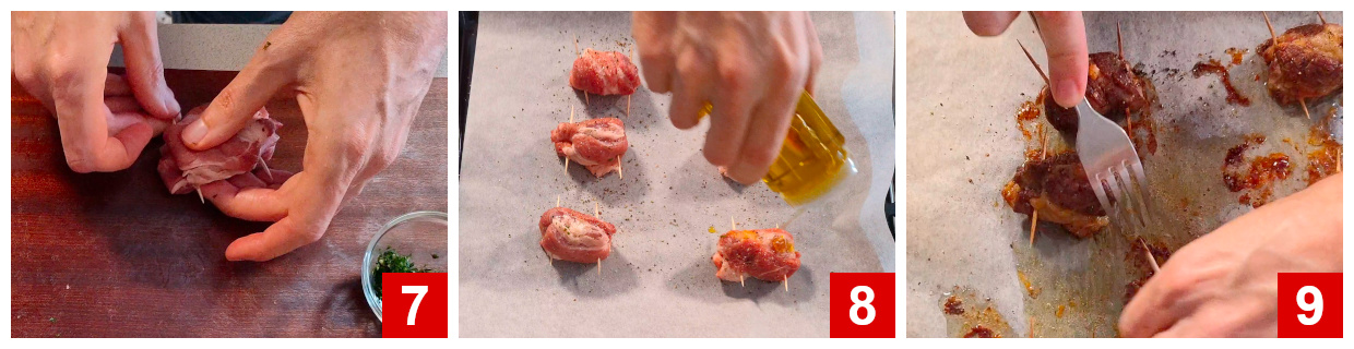Cooking saltimbocca alla romana